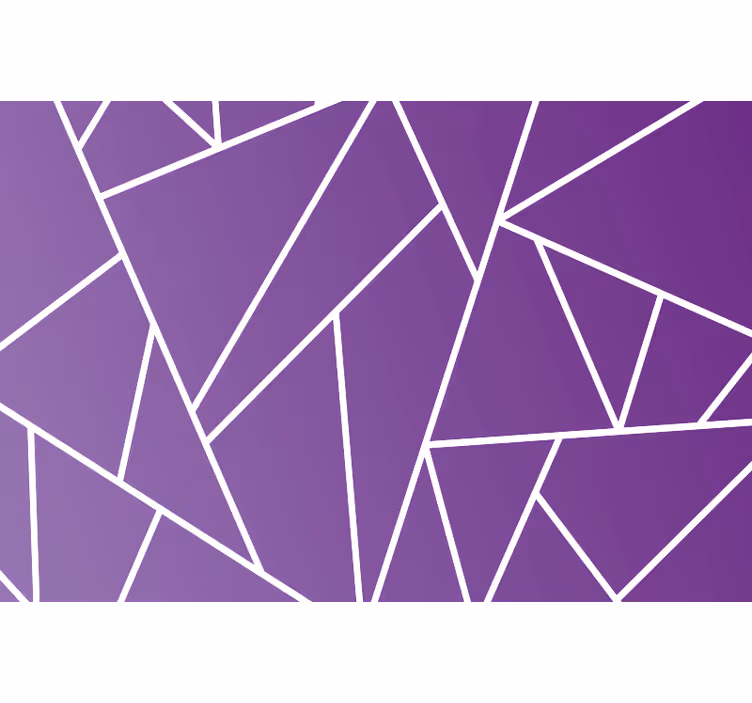 Purple roller blind with elegant square design - TenStickers