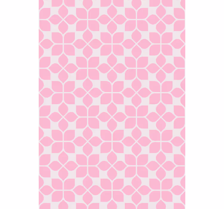 Outdoor roller blind with a unique pink pattern - TenStickers