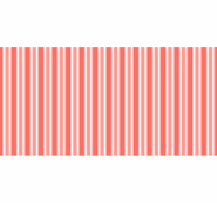 Bedroom roller blind in pink stripes - TenStickers