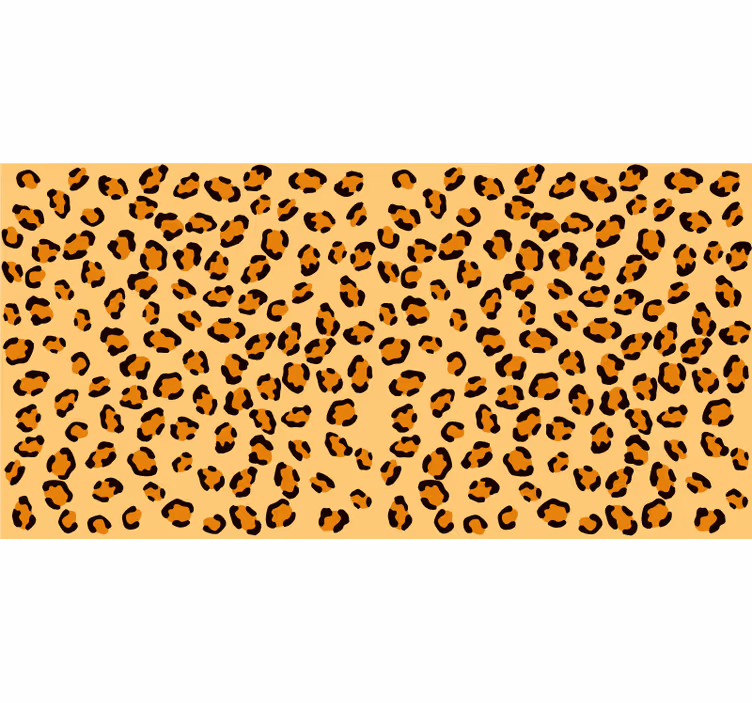 Cheetah print bedroom roller blind - TenStickers