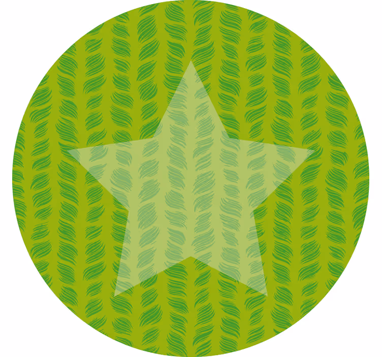 Children room roller blind star vinyl rug - TenStickers