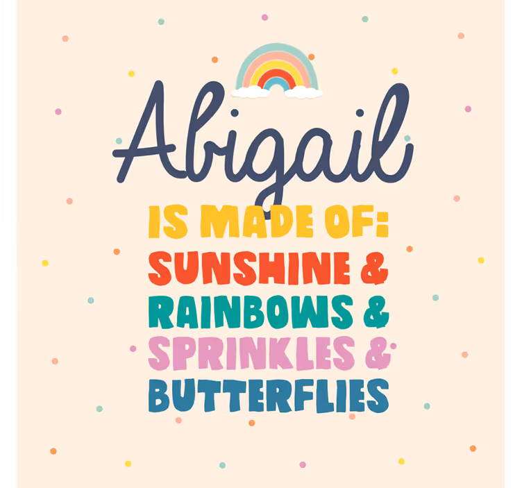 Children room roller blind made of sunshine and rainbows - TenStickers