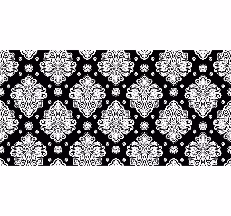Teenage bedroom roller blind skull and crossbones pattern - TenStickers