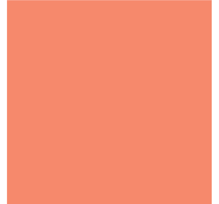 Teenage bedroom roller blind square living coral - TenStickers
