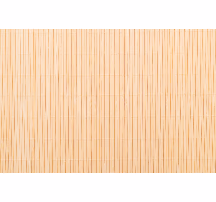 Beige roller blind with bamboo pattern - TenStickers