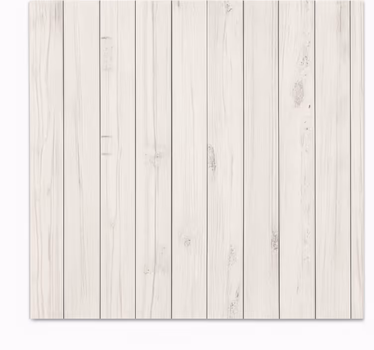 White roller blind weathered white wood - TenStickers