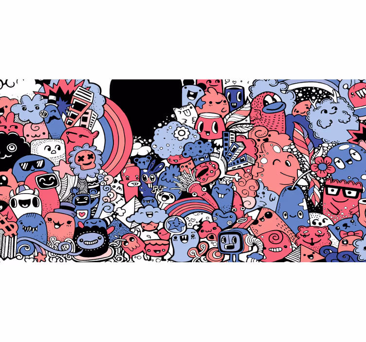 Geek roller blind dreamscape - TenStickers
