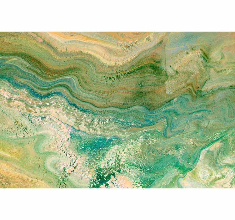 Green and beige texture and pattern roller blind - TenStickers