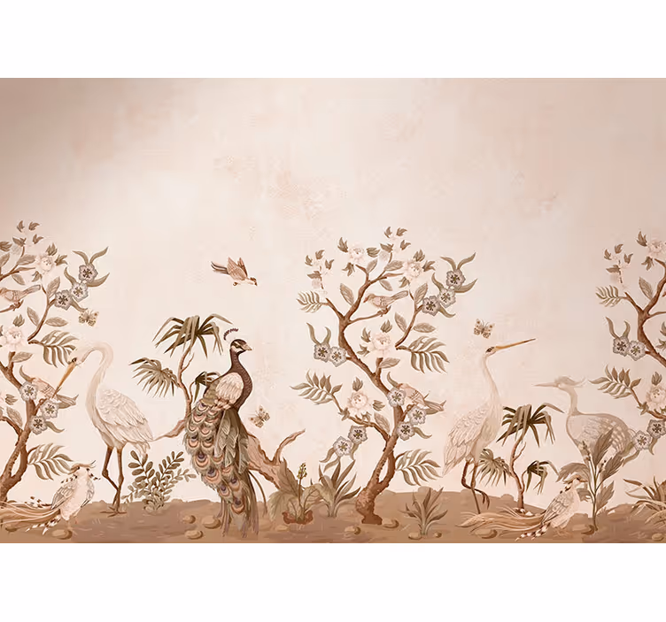 Vintage wildlife animal roller blind - TenStickers