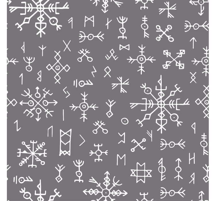 Gray roller blind in gray and white nordic design - TenStickers