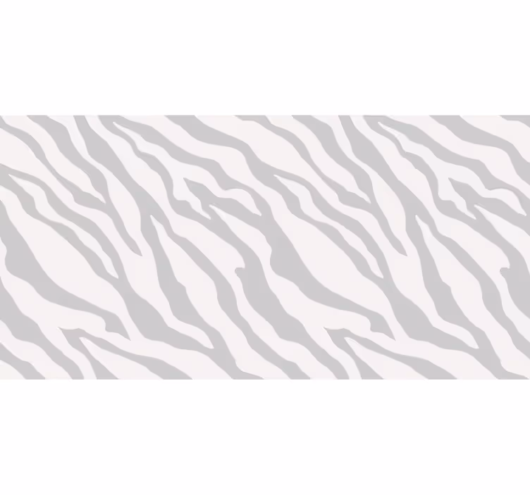 Gray roller blind with light gray zebra pattern - TenStickers