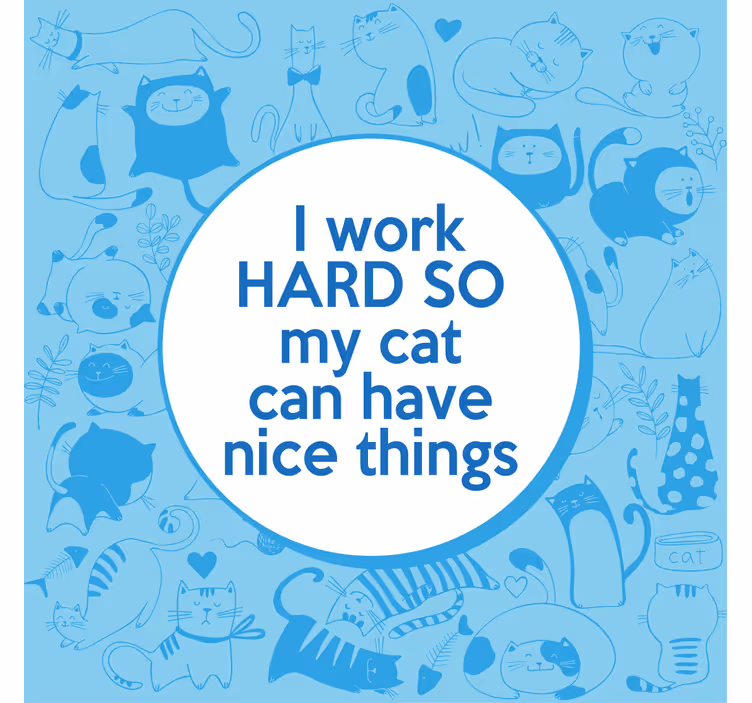 Office roller blind keep pawsitive vibes only - TenStickers