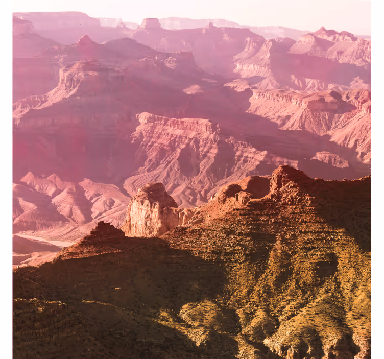 Office roller blind in grand canyon colors - TenStickers
