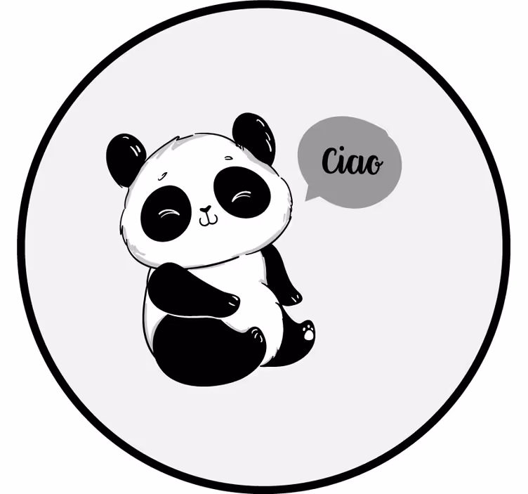 Fun roller blind for joyful panda moments - TenStickers