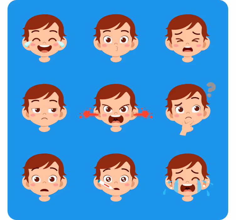 Fun roller blind for happy kids - TenStickers
