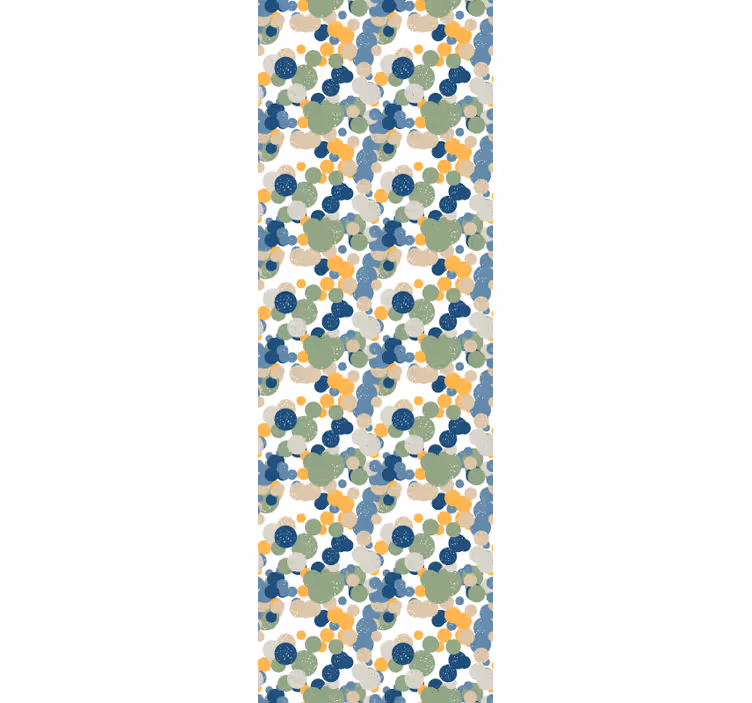 Teenage bedroom roller blind abstract dottec art - TenStickers