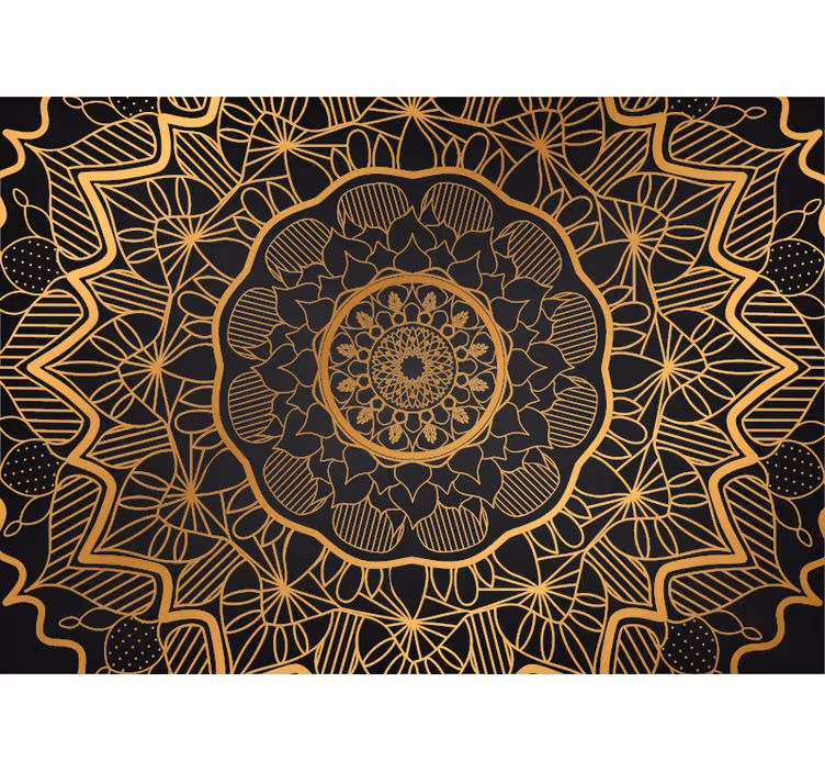 Zen roller blind golden glare - TenStickers