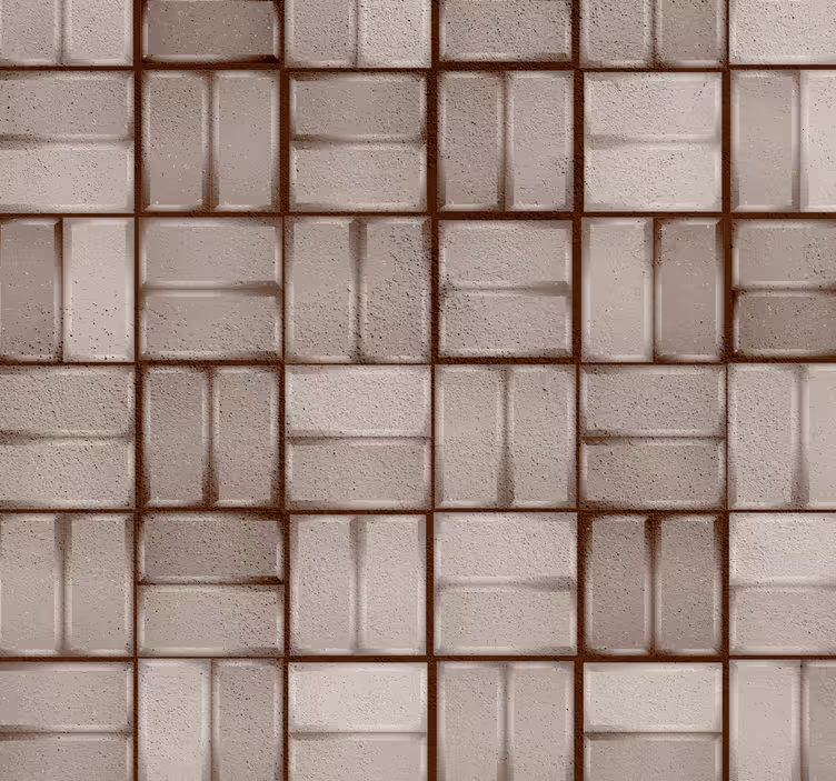 Brown roller blind textured stone effect - TenStickers