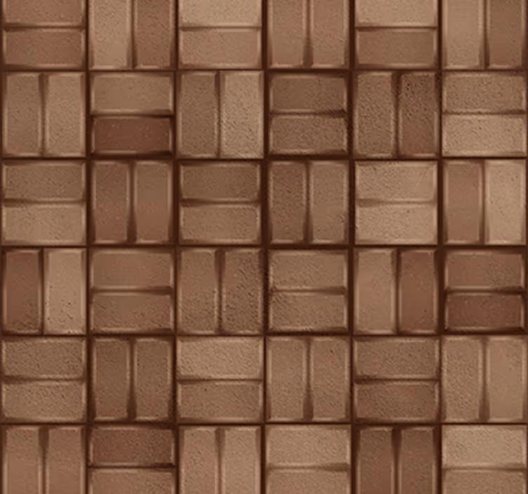 Brown roller blind geometric marble design - TenStickers