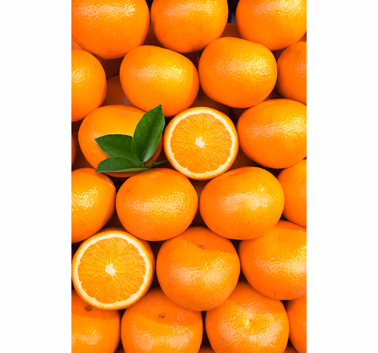 Orange roller blind citrus delight - TenStickers