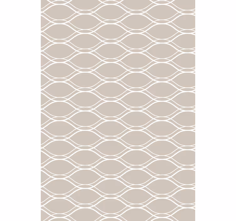Outdoor roller blind beige with white stripes pattern - TenStickers