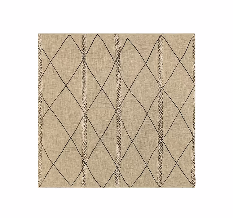 Outdoor roller blind with moroccan diamond pattern - TenStickers