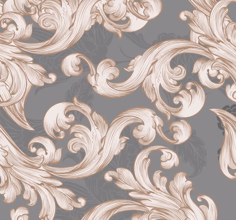 Outdoor roller blind - gray beauty wallpaper - TenStickers