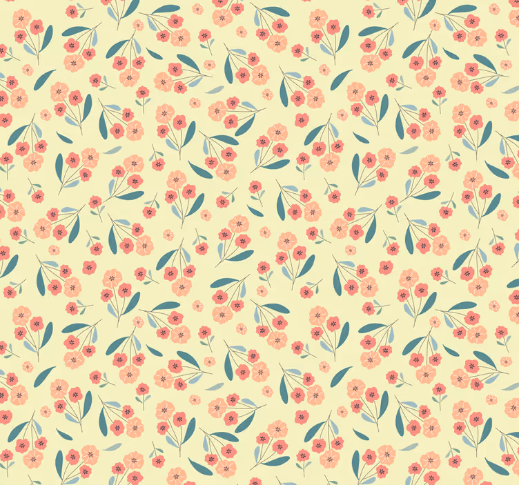 Outdoor roller blind with floral roses pattern - TenStickers