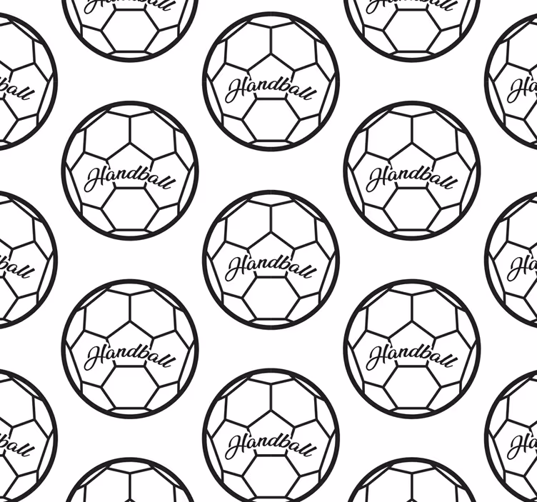 Teenage bedroom roller blind handball design - TenStickers