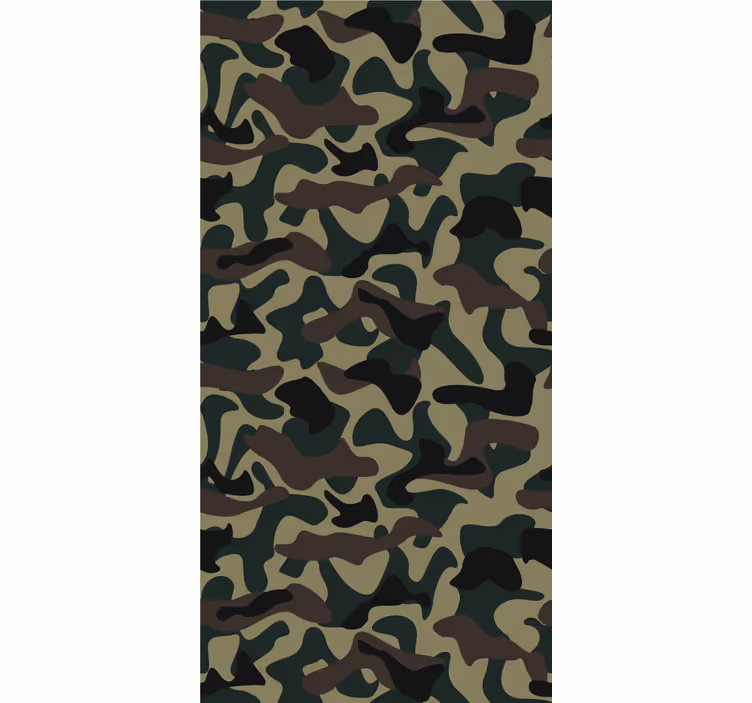 Teenage bedroom roller blind camo design - TenStickers