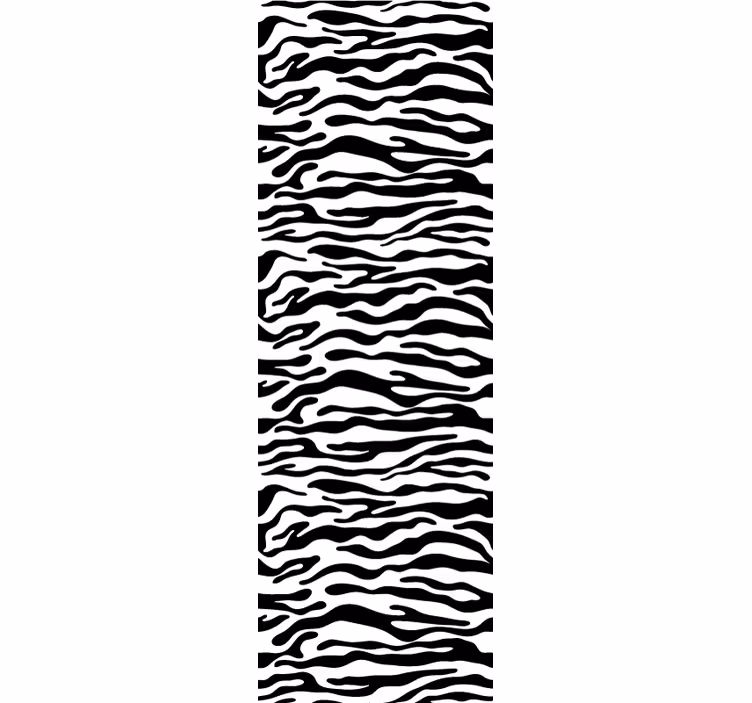 Teenage bedroom roller blind zebra design - TenStickers