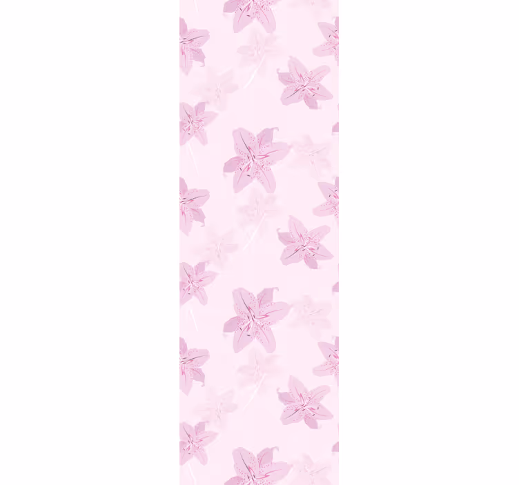 Teenage bedroom roller blind with pretty floral design - TenStickers