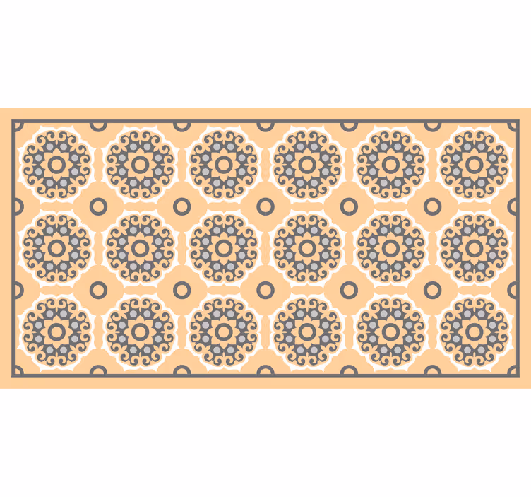 Bathroom roller blind with beige and grey lines - TenStickers