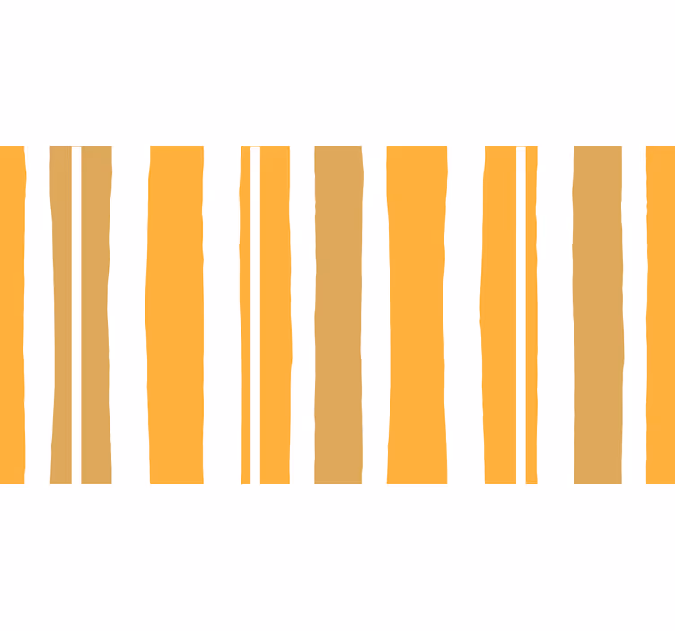 Orange and white stripes bathroom roller blind - TenStickers
