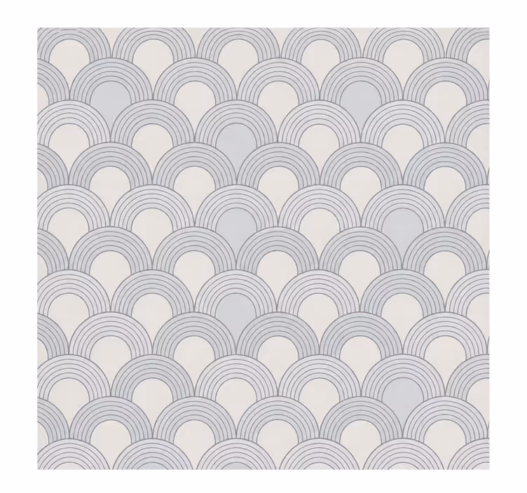 Master bedroom roller blind width 160 semicircle pattern - TenStickers