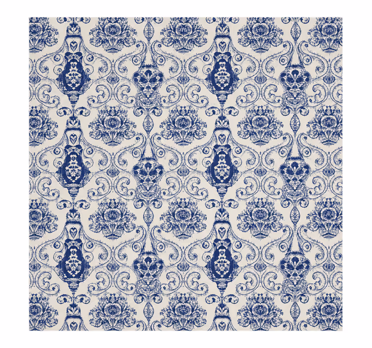 Master bedroom roller blind width 140 porcelain design - TenStickers