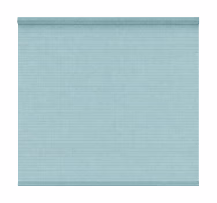 Blue roller blind translucent fabric shade - TenStickers