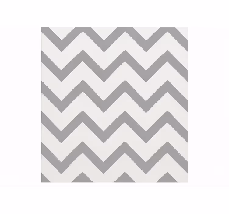 Gray roller blind with geometric angles pattern - TenStickers