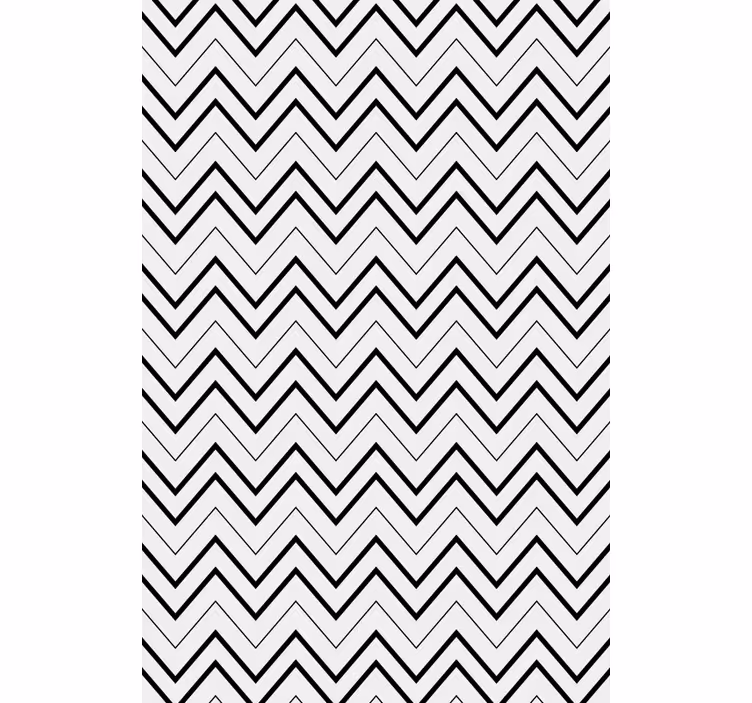 Geometric Zigzag Pattern modern roller blind - TenStickers
