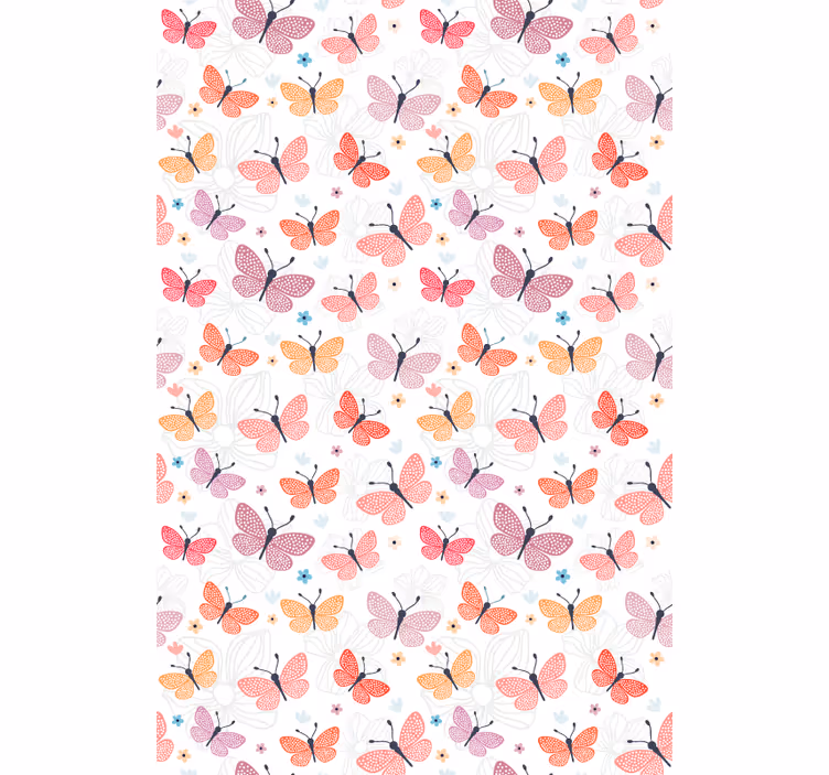 Butterfly Pattern butterfly roller blind - TenStickers