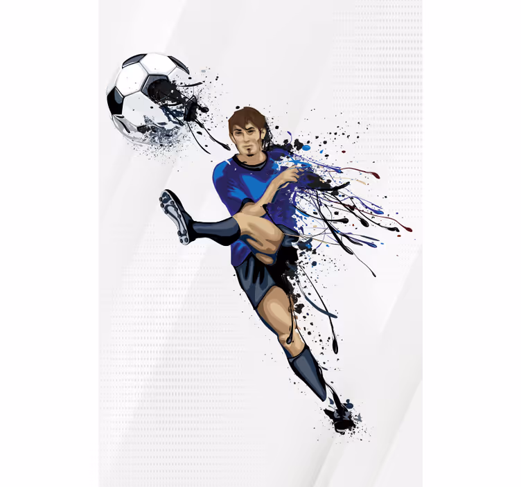 Football player Sports blind - TenStickers