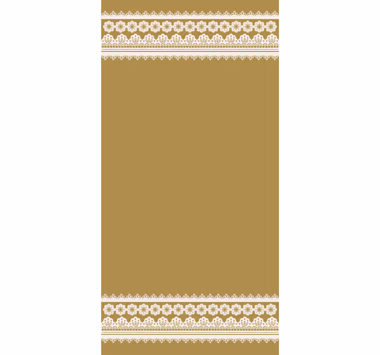 Lace Pattern Band elegant roller blind - TenStickers