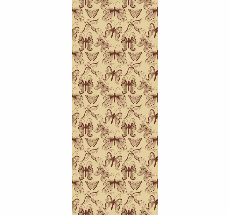 Intricate Butterfly Pattern butterfly roller blind - TenStickers