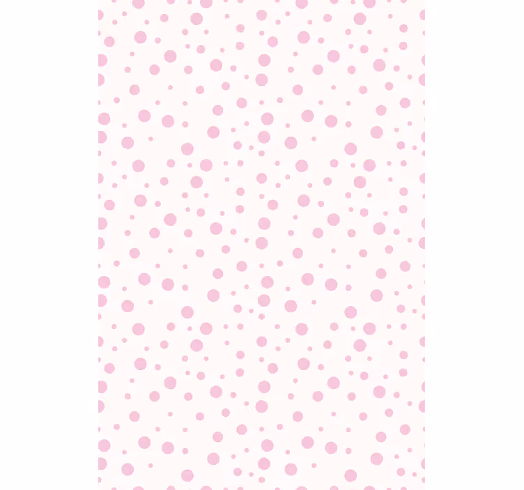 Pink dotted patterns teenage bedroom roller blind - TenStickers