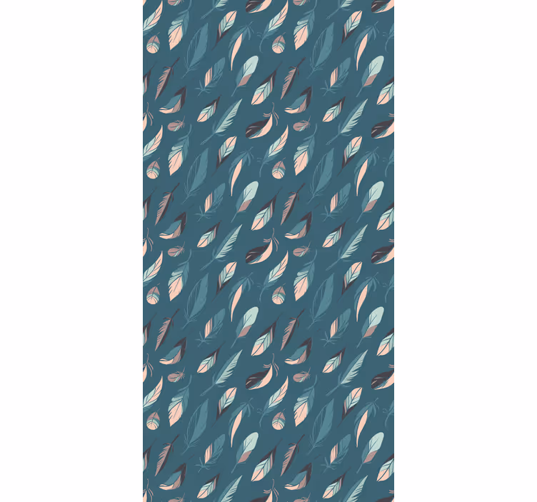 Elegant Leaf Patterns flowers and plants roller blind - TenStickers
