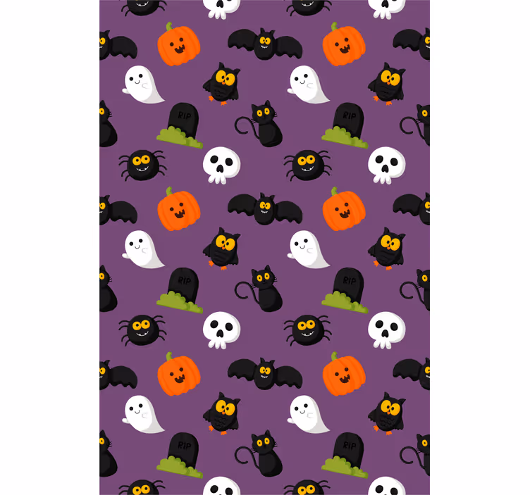 Halloween Themed Characters fun roller blind - TenStickers