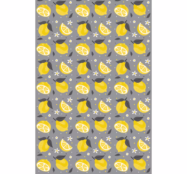 Lemon Slice Pattern fruit and vegetable roller blind - TenStickers