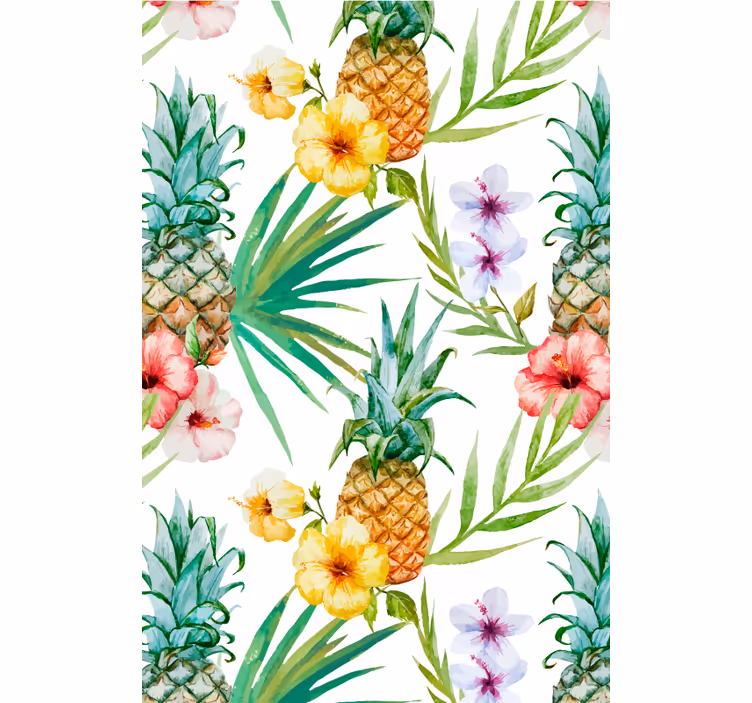 Painted pineapple Fruit and vegetable blind - TenStickers