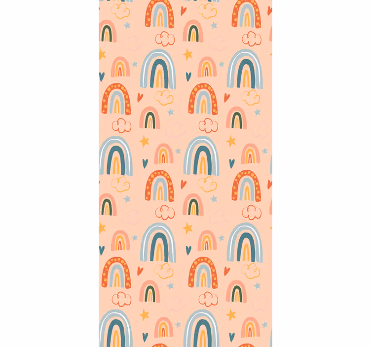 Rainbow pattern delight children room roller blind - TenStickers