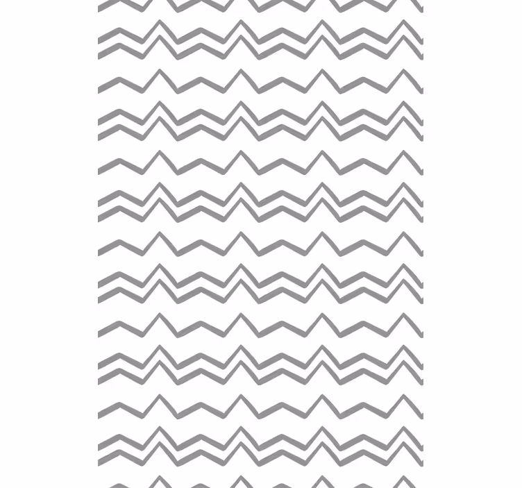 Irregular grey zig zag pattern Nordic blind - TenStickers